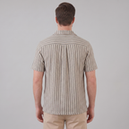 Hemd Herren Vertikale Streifen Resort Casual Sommer-Velnorah