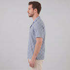 Hemd Herren Vertikale Streifen Resort Casual Sommer-Velnorah