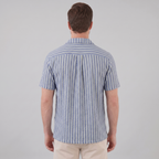 Hemd Herren Vertikale Streifen Resort Casual Sommer-Velnorah