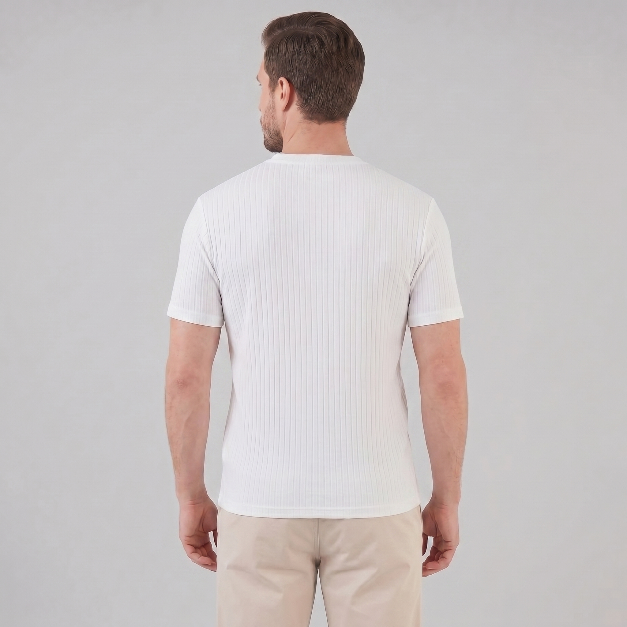 Henley-Shirt Herren Slim Fit Lange Ärmel Casual-Velnorah