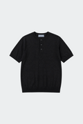 Henley T-Shirt Kurzarm Herren Casual-Velnorah