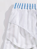 Herren Badehose Gestreift Strand Sommer Freizeit-Velnorah