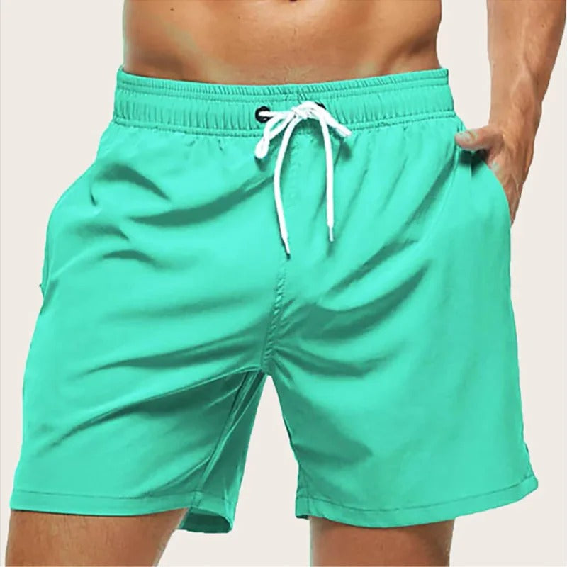 Herren Badeshorts Schnelltrocknend Elastischer Bund Strand-Velnorah