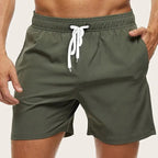 Herren Badeshorts Schnelltrocknend Elastischer Bund Strand-Velnorah