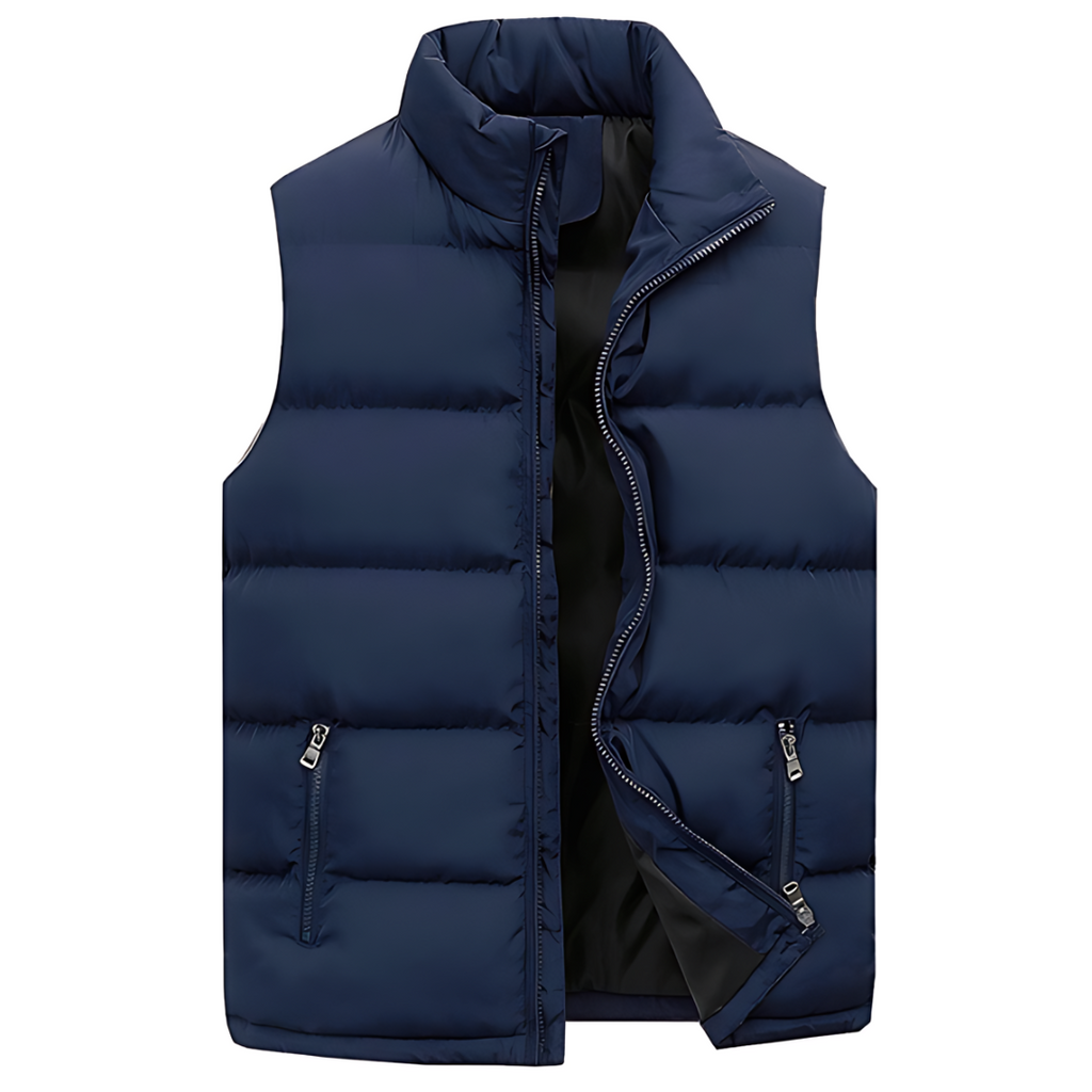 Herren Bodywarmer Puffer Weste Für Schichten Mit Gestepptem Look-Velnorah