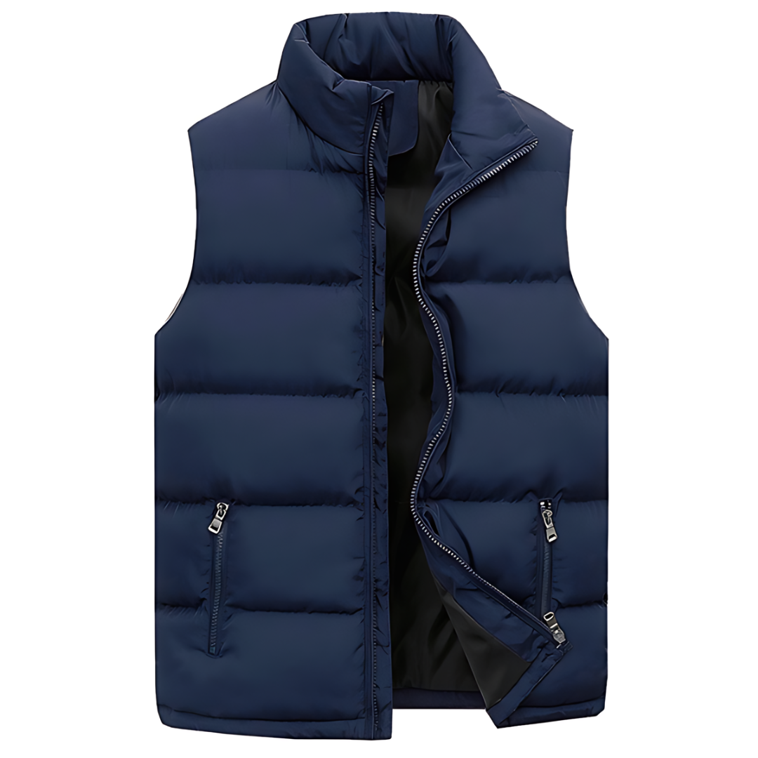 Herren Bodywarmer Puffer Weste Für Schichten Mit Gestepptem Look-Velnorah