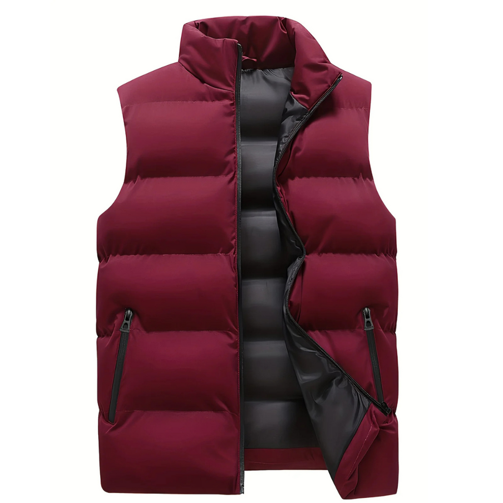 Herren Bodywarmer Puffer Weste Für Schichten Mit Gestepptem Look-Velnorah