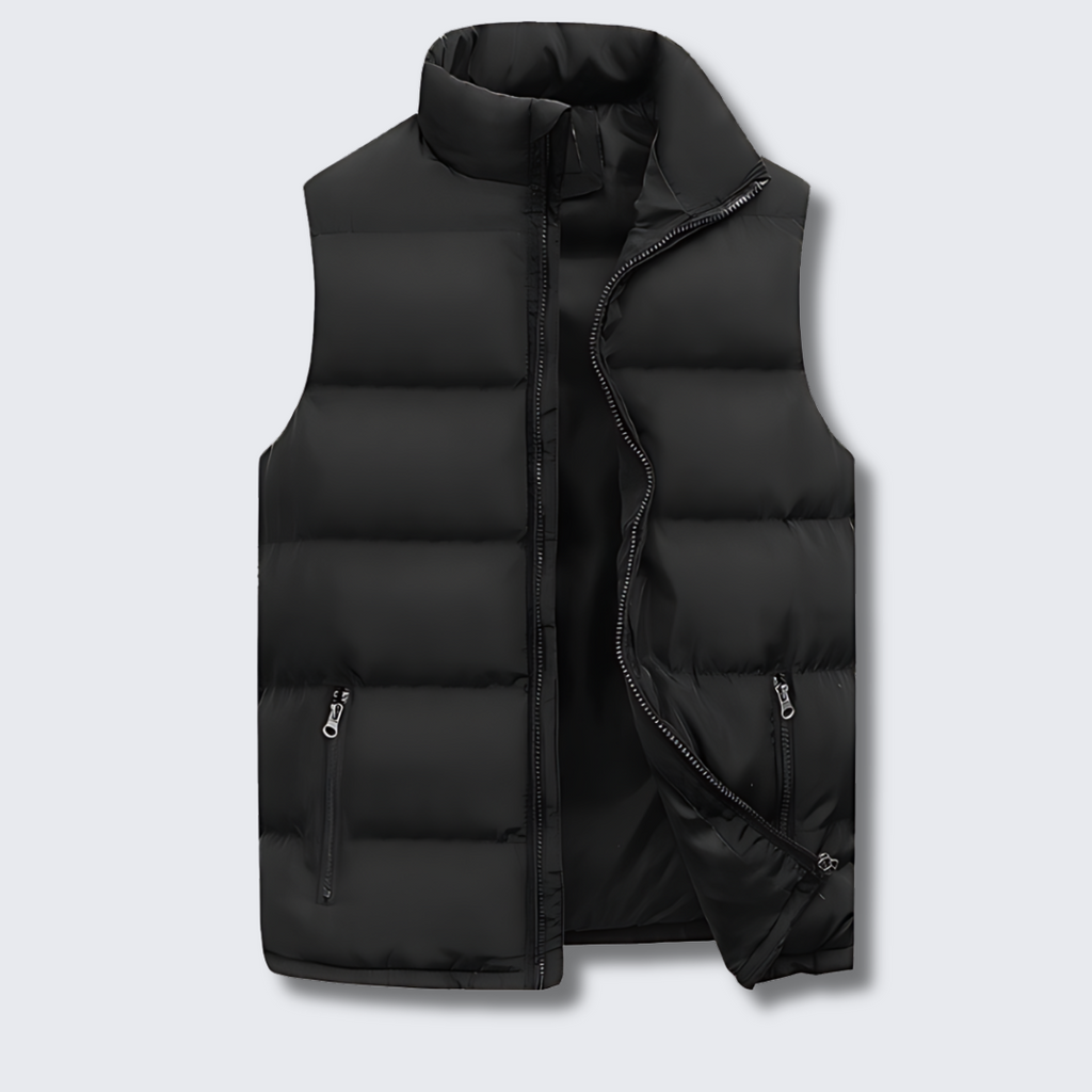 Herren Bodywarmer Puffer Weste Für Schichten Mit Gestepptem Look-Velnorah