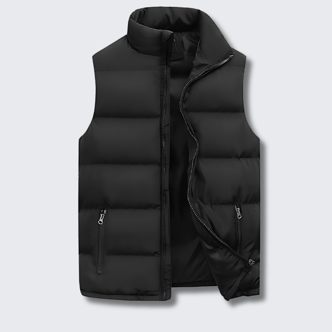 Herren Bodywarmer Puffer Weste Für Schichten Mit Gestepptem Look-Velnorah