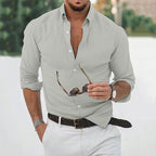 Herren Hemd Lange Ärmel Casual Formal-Velnorah