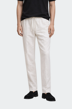 Herren Hose Relaxed Fit Leinen Casual Sommer-Velnorah