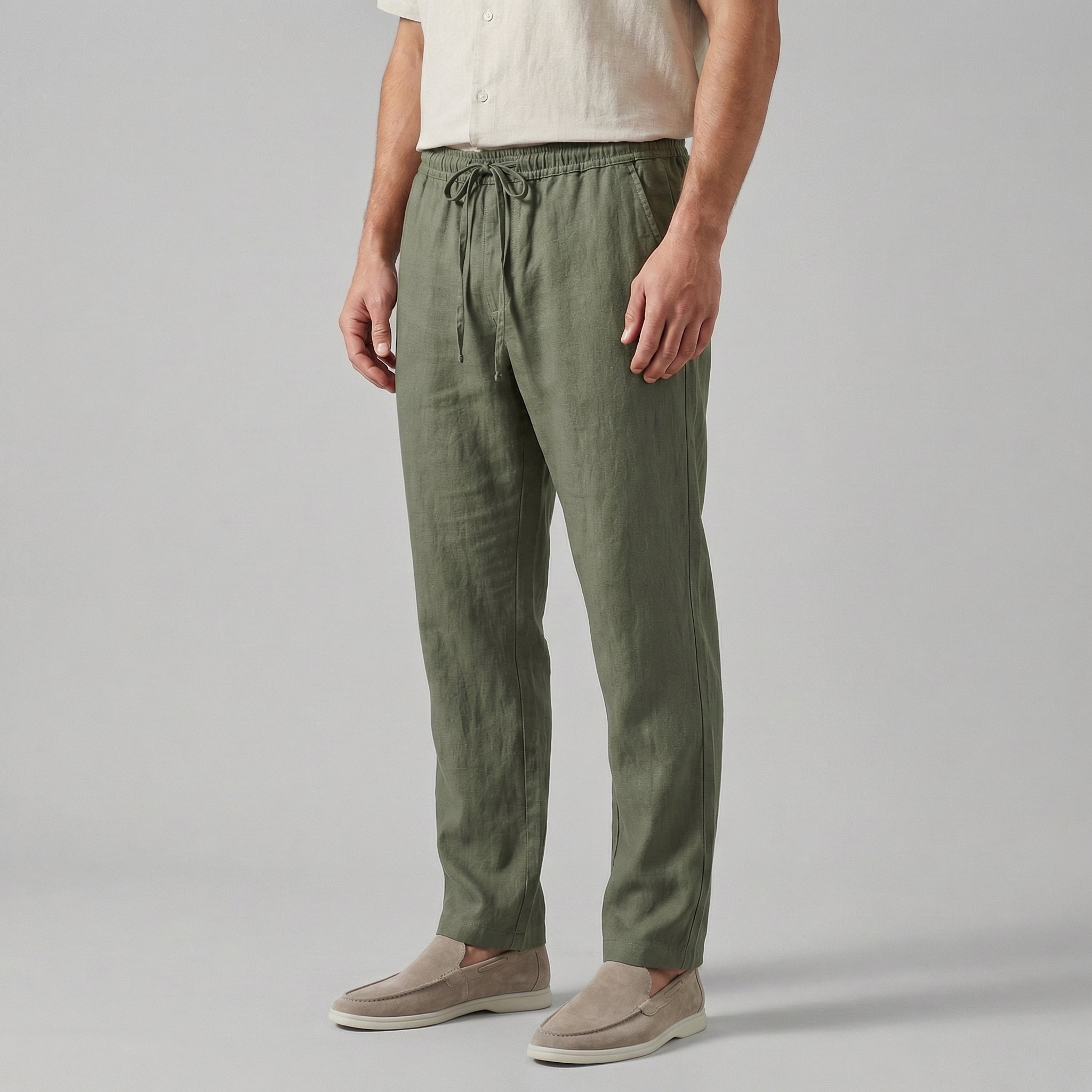 Herren Hose Weit Bein Lässig Sommer-Velnorah