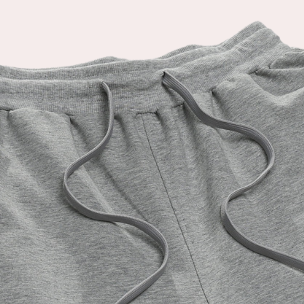 Herren Jogginghose mit elastischem Bund und geradem Bein-Velnorah