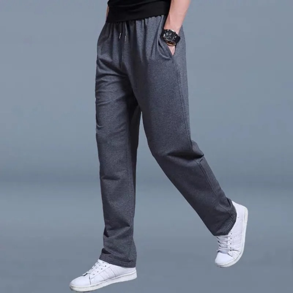 Herren Jogginghose mit elastischem Bund und geradem Bein-Velnorah