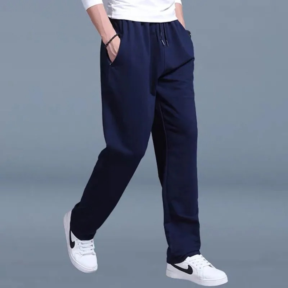 Herren Jogginghose mit elastischem Bund und geradem Bein-Velnorah