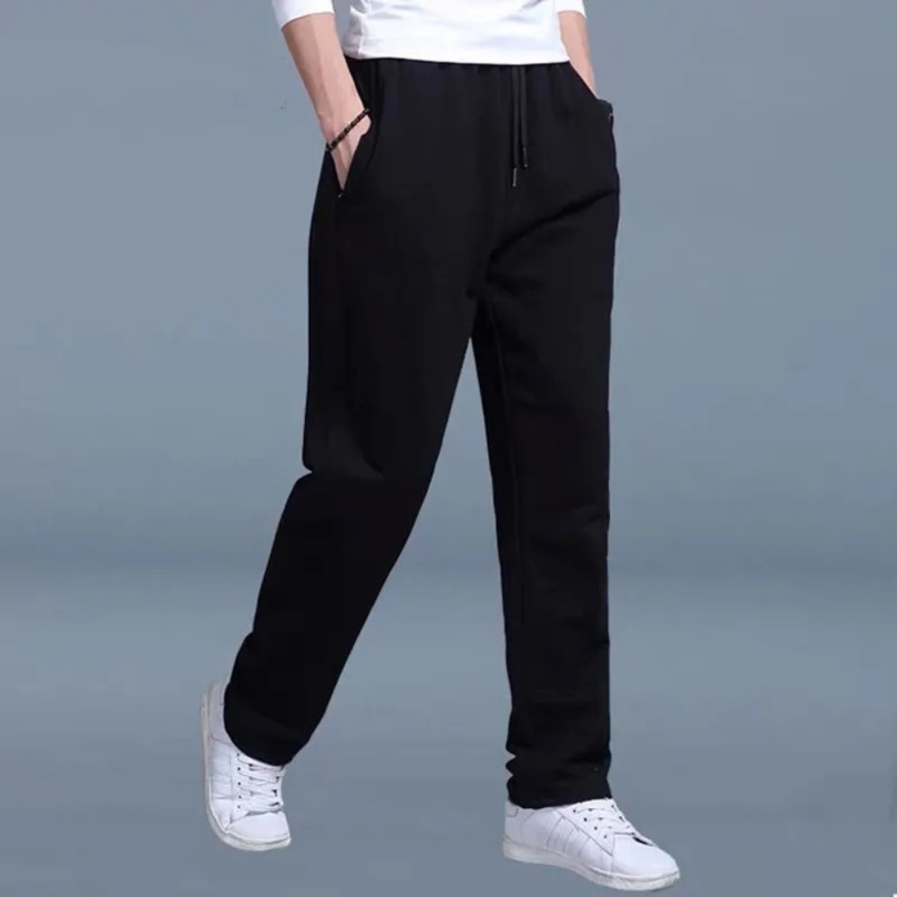 Herren Jogginghose mit elastischem Bund und geradem Bein-Velnorah