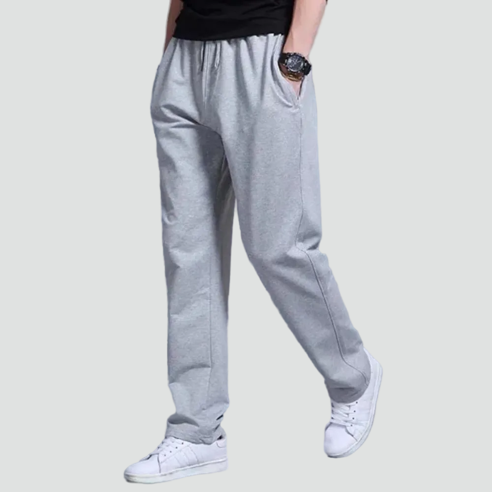 Herren Jogginghose mit elastischem Bund und geradem Bein-Velnorah