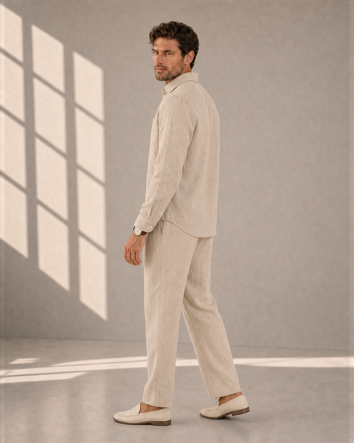 Codex linen set 4x5 | Hellkhaki