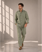 Codex linen set 4x5 | Olivgr�n