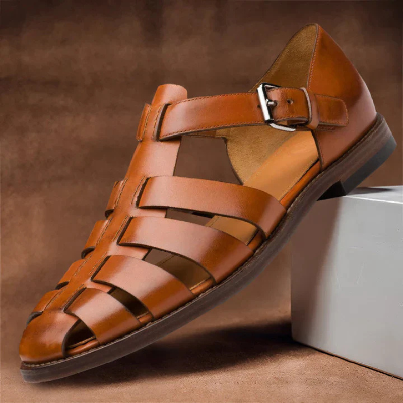 Herren Sandalen bequem – Sommersandalen in Schwarz
