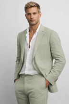 Herren Set Regular Fit Zweiteiliges Design Runder Hals-Velnorah