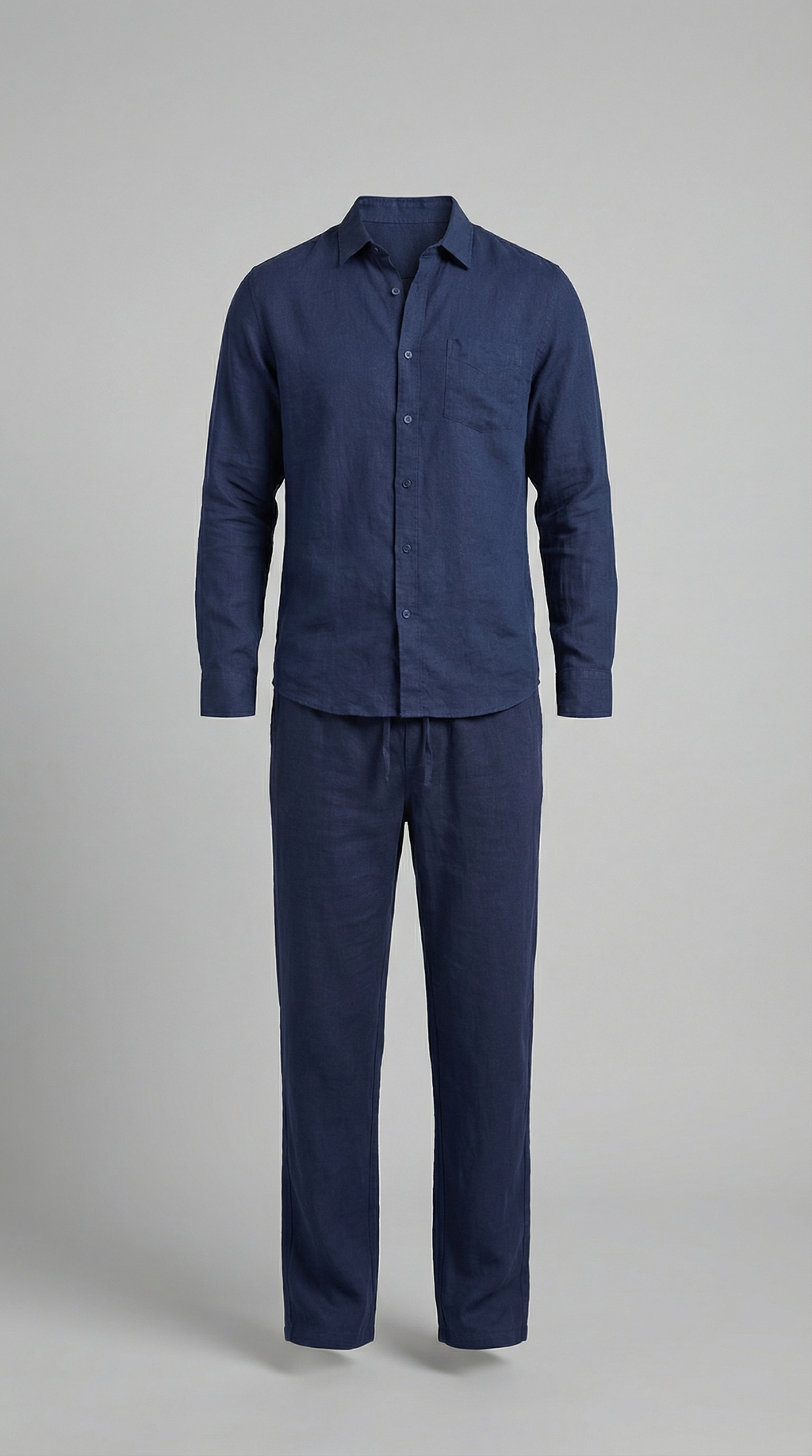 Herren Set Shirt Hose Slim Fit Sommer-Velnorah