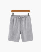 Herren Shorts Leinen Gerade Passform Sommer Casual-Velnorah