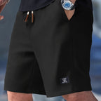Herren Slim Fit Shorts Mit Verstellbarem Bund Für Freizeitgebrauch-Velnorah