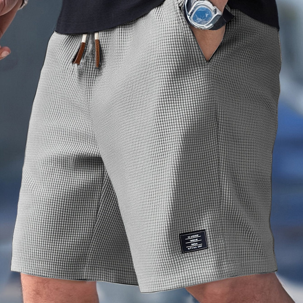 Herren Slim Fit Shorts Mit Verstellbarem Bund Für Freizeitgebrauch-Velnorah