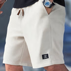 Herren Slim Fit Shorts Mit Verstellbarem Bund Für Freizeitgebrauch-Velnorah