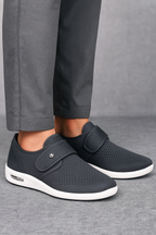 Herren Slipper mit Klettverschluss und Komfortsohle für jeden Tag-Velnorah