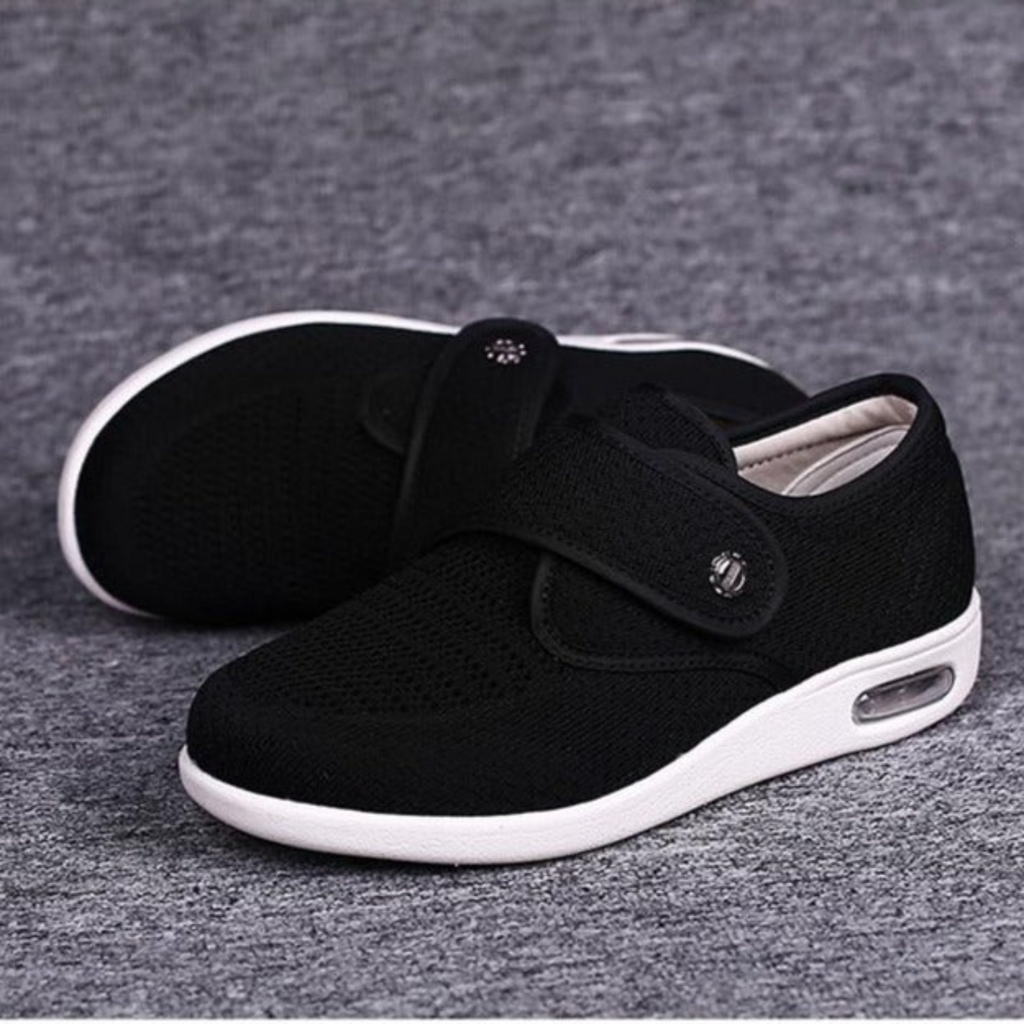 Herren Slipper mit Klettverschluss und Komfortsohle für jeden Tag-Velnorah