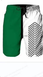 Herren Sommer Badehose mit Kordelzug und grafischem Design-Velnorah