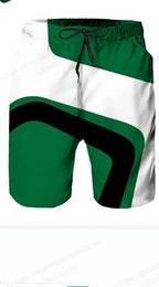 Herren Sommer Badehose mit Kordelzug und grafischem Design-Velnorah