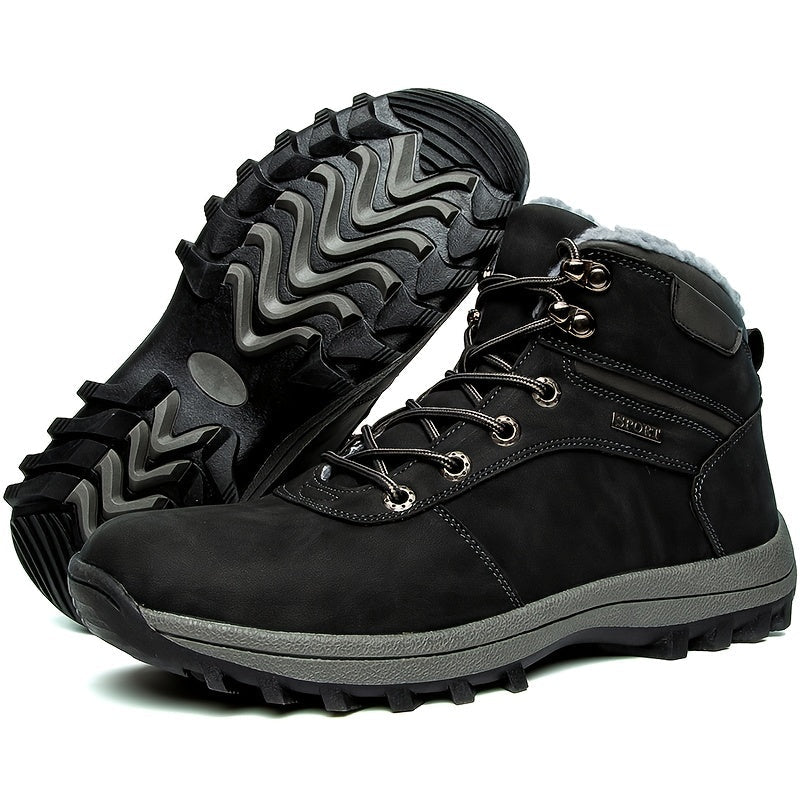 Herren Wanderschuhe mit warmer Fütterung und stabiler Schnürung-Velnorah