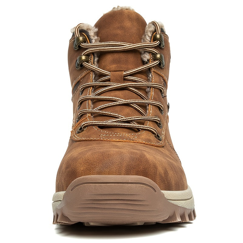 Herren Wanderschuhe mit warmer Fütterung und stabiler Schnürung-Velnorah