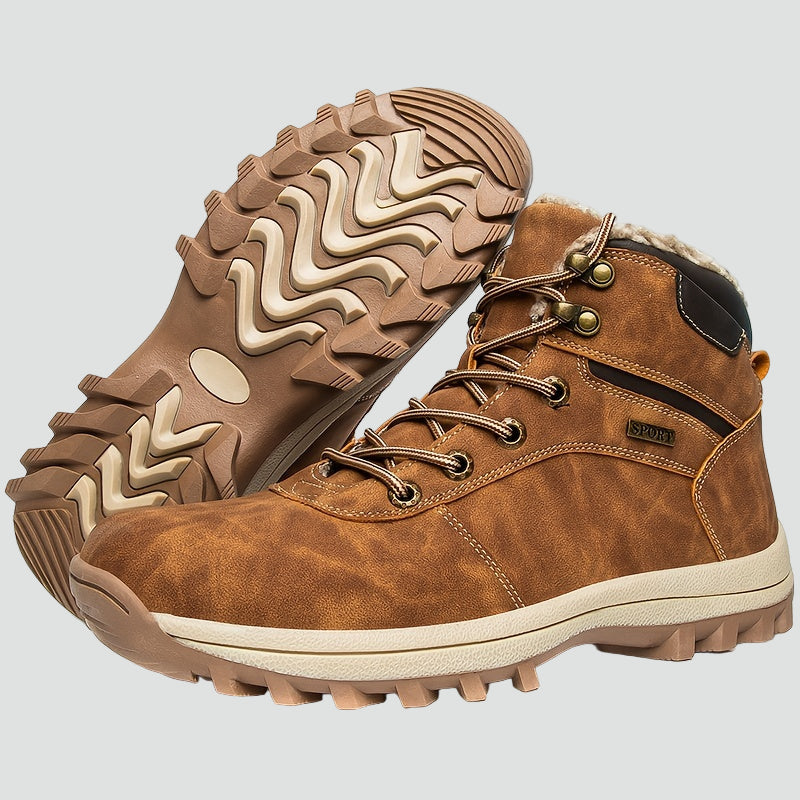 Herren Wanderschuhe mit warmer Fütterung und stabiler Schnürung-Velnorah