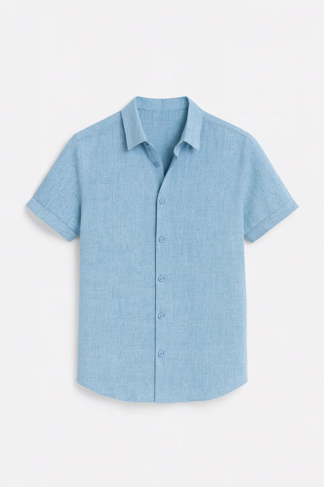 Herrenhemd Kurzarm Regular Fit Klassische Kragen Sommer-Velnorah
