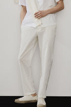 Herrenhose Relaxed Fit mit Kordelzug und elastischem Bund-Velnorah