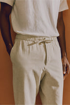 Herrenhose Relaxed Fit mit Kordelzug und elastischem Bund-Velnorah