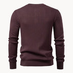 Herrenpullover mit Rundhalsausschnitt und Knopfverschluss für den täglichen Gebrauch-Velnorah