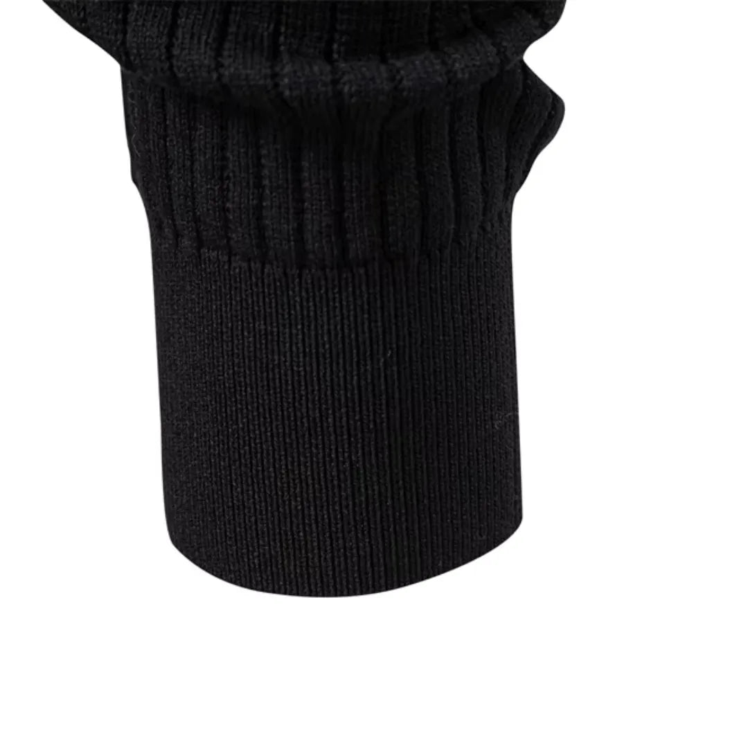 Herrenpullover mit Rundhalsausschnitt und Knopfverschluss für den täglichen Gebrauch-Velnorah