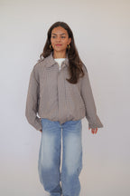 Jacke Damen Casual Frühling Rundhals-Velnorah