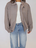 Jacke Damen Casual Frühling Rundhals-Velnorah