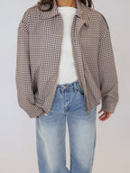 Jacke Damen Casual Frühling Rundhals-Velnorah