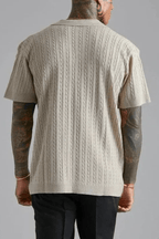 Jacquard-Top Damen Rundhals Sommer Casual-Velnorah