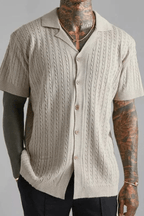 Jacquard-Top Damen Rundhals Sommer Casual-Velnorah
