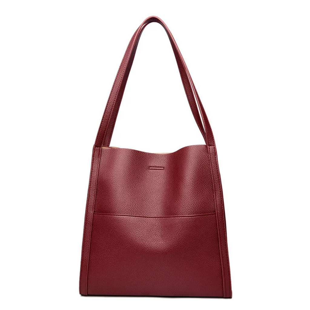 Lederne Schultertasche Damen Tragetasche Organizer Casual-Velnorah