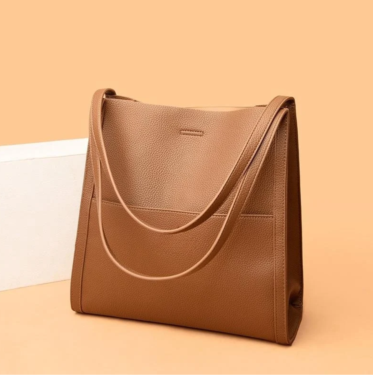 Lederne Schultertasche Damen Tragetasche Organizer Casual-Velnorah