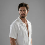 Linnen Set Herren Kurze Ärmel Sommer Casual-Velnorah